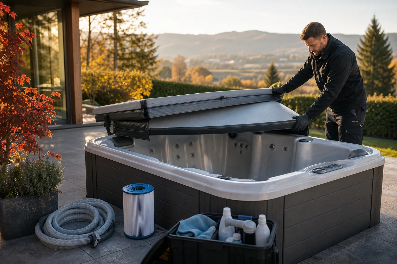 Saisonstart & Einwinterung für Whirlpool-Service.at